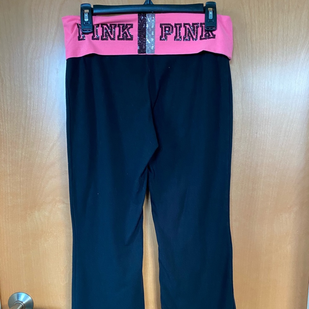 PINK bootcut yoga pant